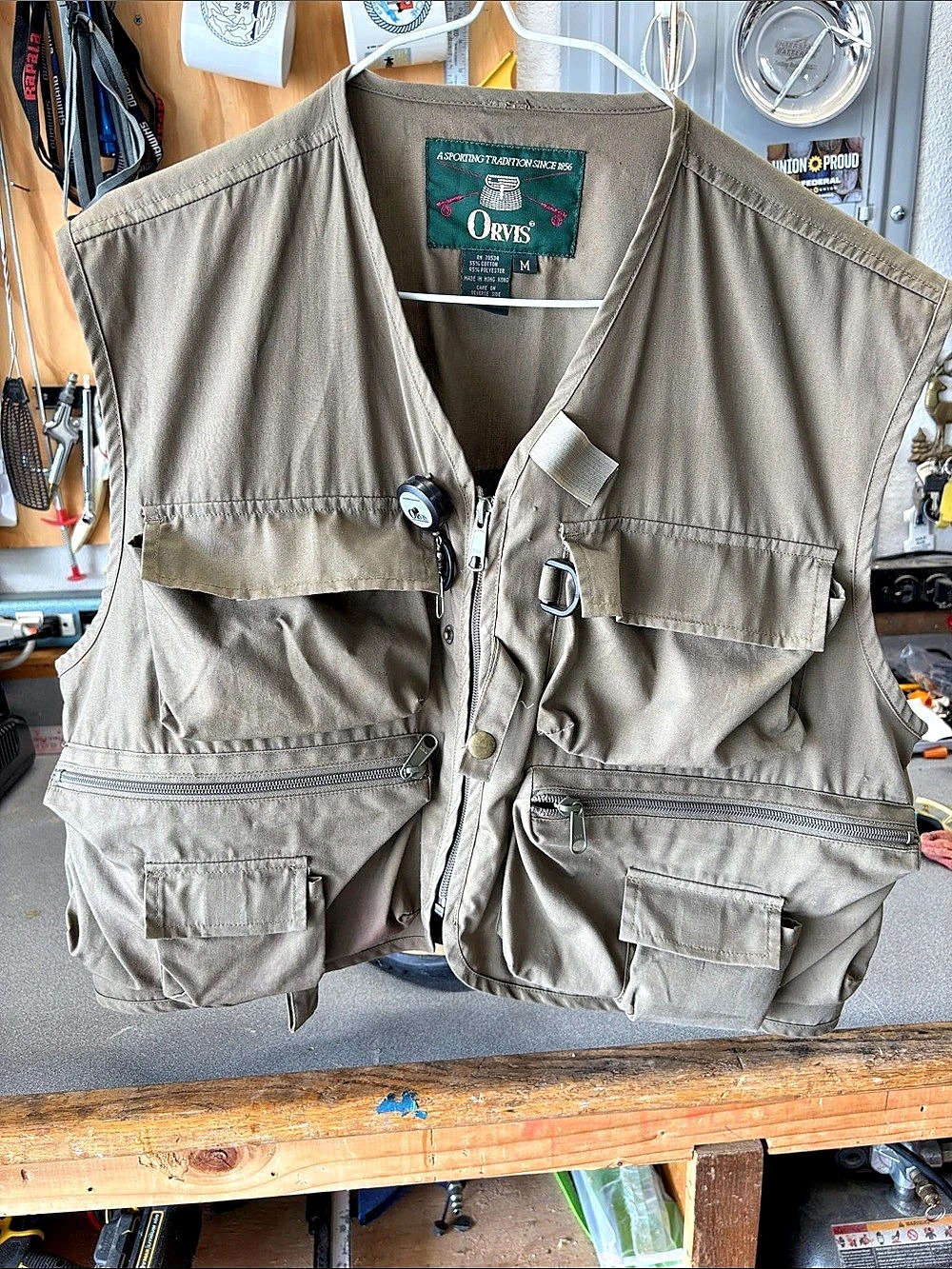 Orvis Multi-Pocket Vest Men's Olive Medium
